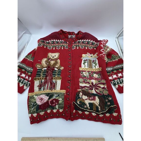 Tiara International Vintage Christmas Sweater - Picture 1 of 7